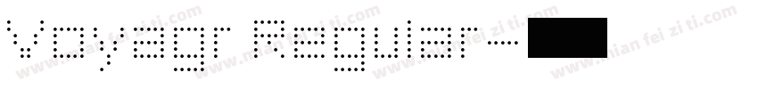 Voyagr Regular字体转换